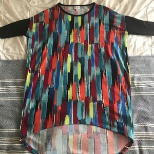 Multi-colored “Irma” top