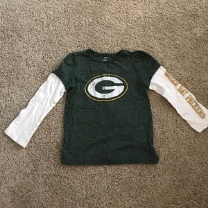 Old Navy Green Bay Packers girls ls t-shirt 3T