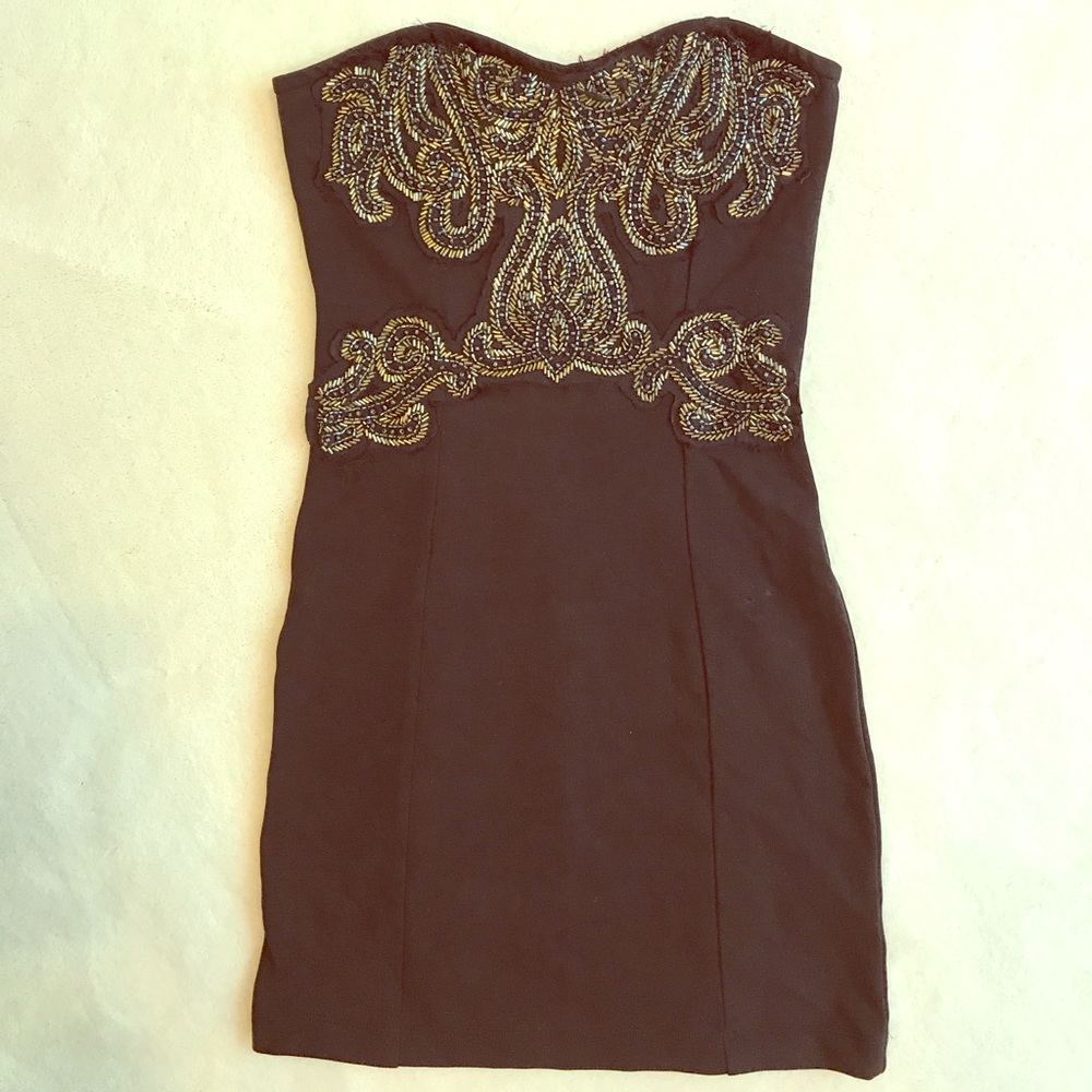 Free people strapless dress