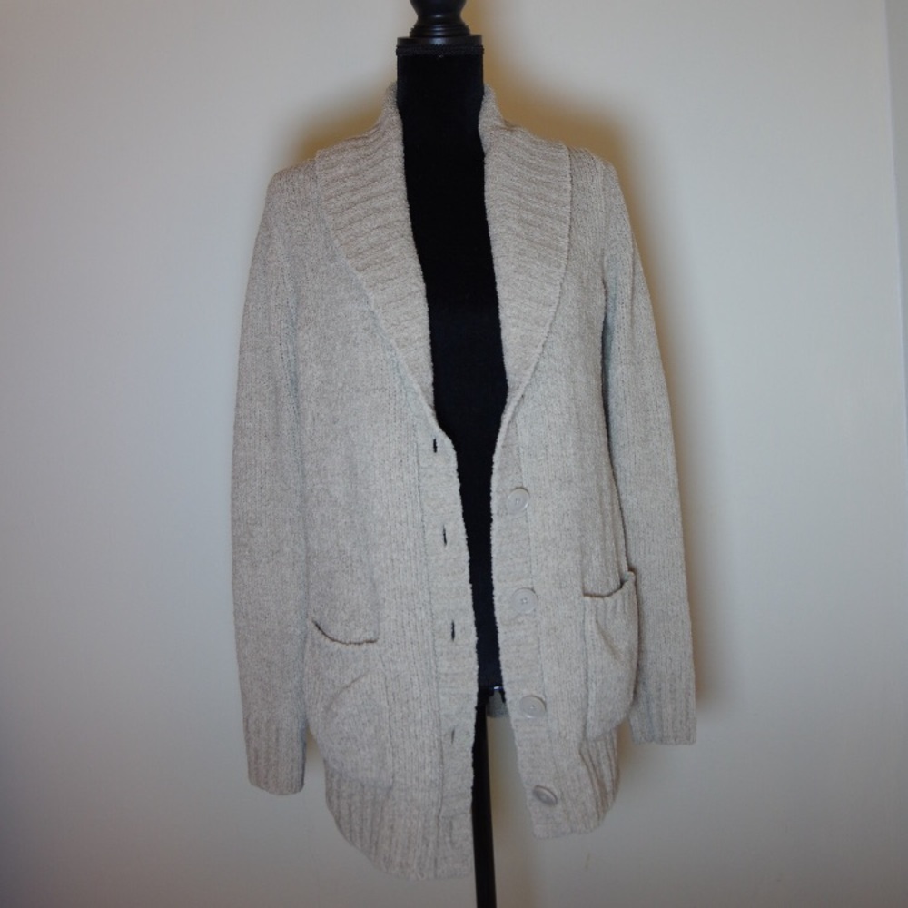 Cozy tan cardigan