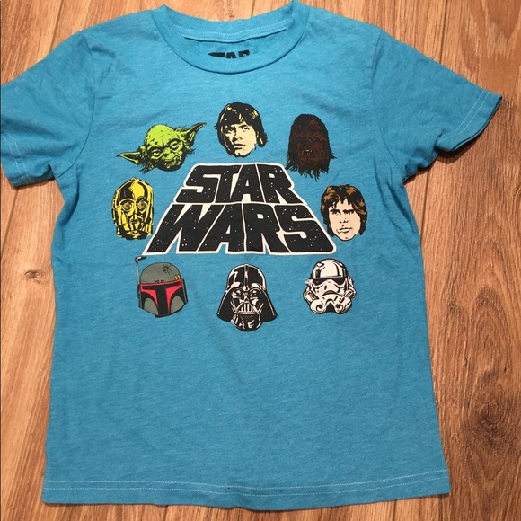Cotton On Other - Star Wars shirt size 6 blue cotton/poly blend