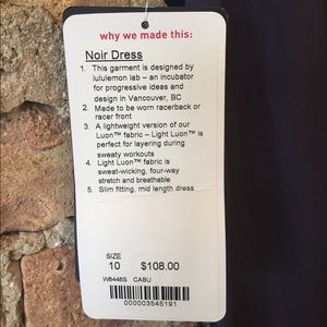 lululemon athletica Dresses - Lululemon blue dress, sz 10, NWT, 54603 lululemon athletica Dresses - Lululemon blue dress, sz 10, NWT, 54603
