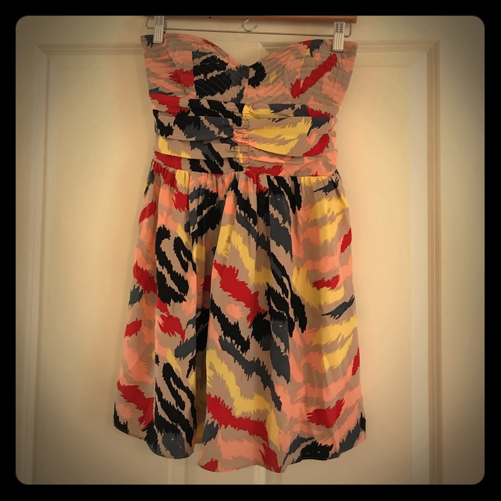Parker strapless cocktail dress