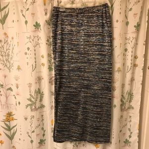 Urban Outfitters Sheer Multi-Color Skirt