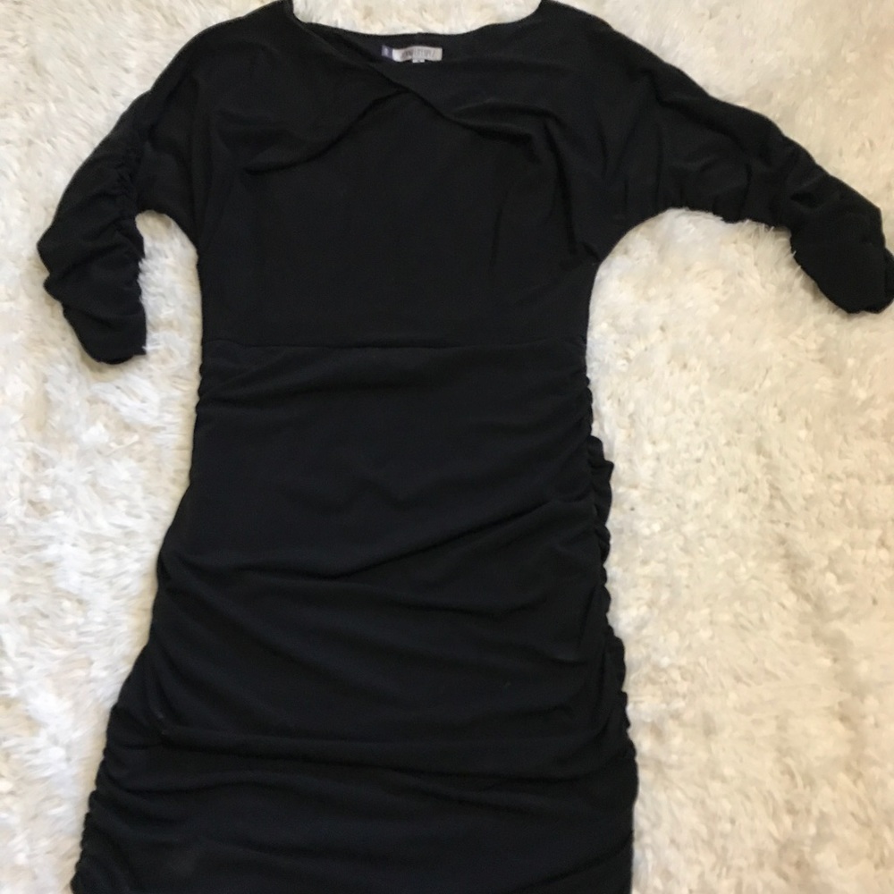 Jennifer Lopez Slouchy Black Dress