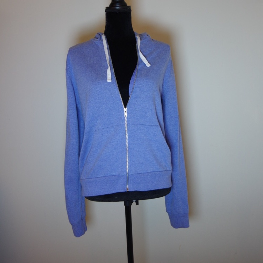 Purple zip up hoodie