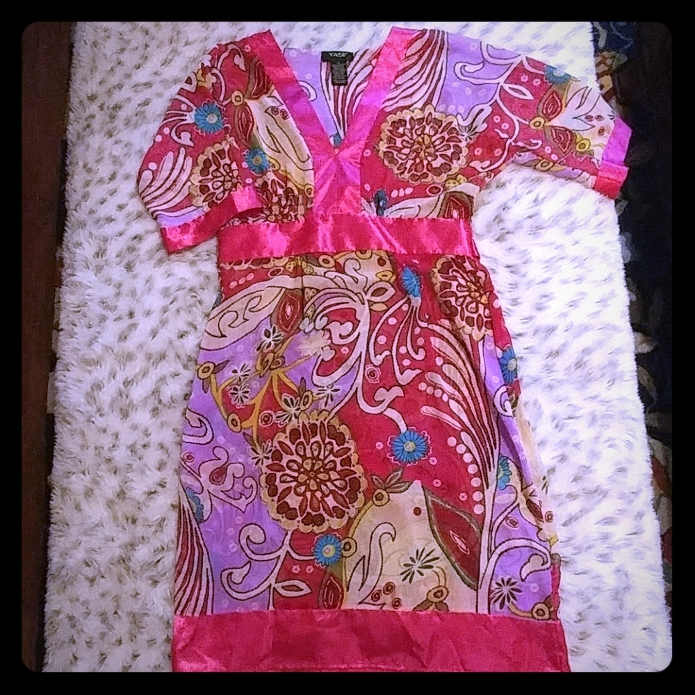 Beautiful Pink Kimono Style dress or shirt