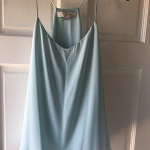 LOFT small sea foam color cami blouse. Small