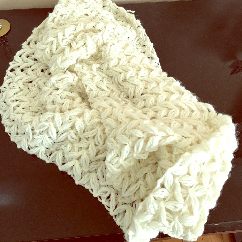 Big fluffy scarf!