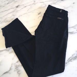7 for all mankind black jeans