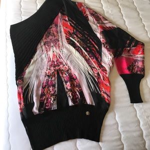 ROBERTO CAVALLI one-shoulder top