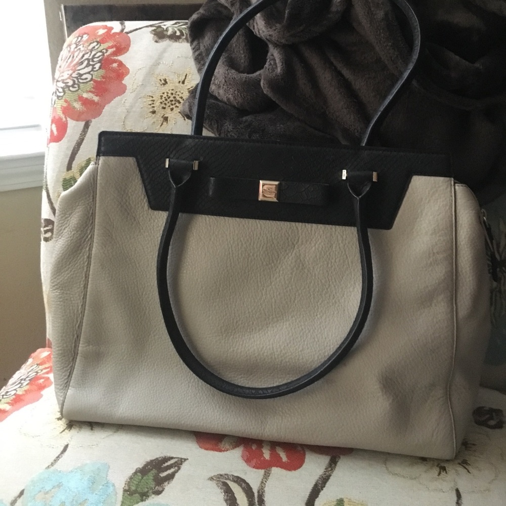 Kate Spade large tore tan and black