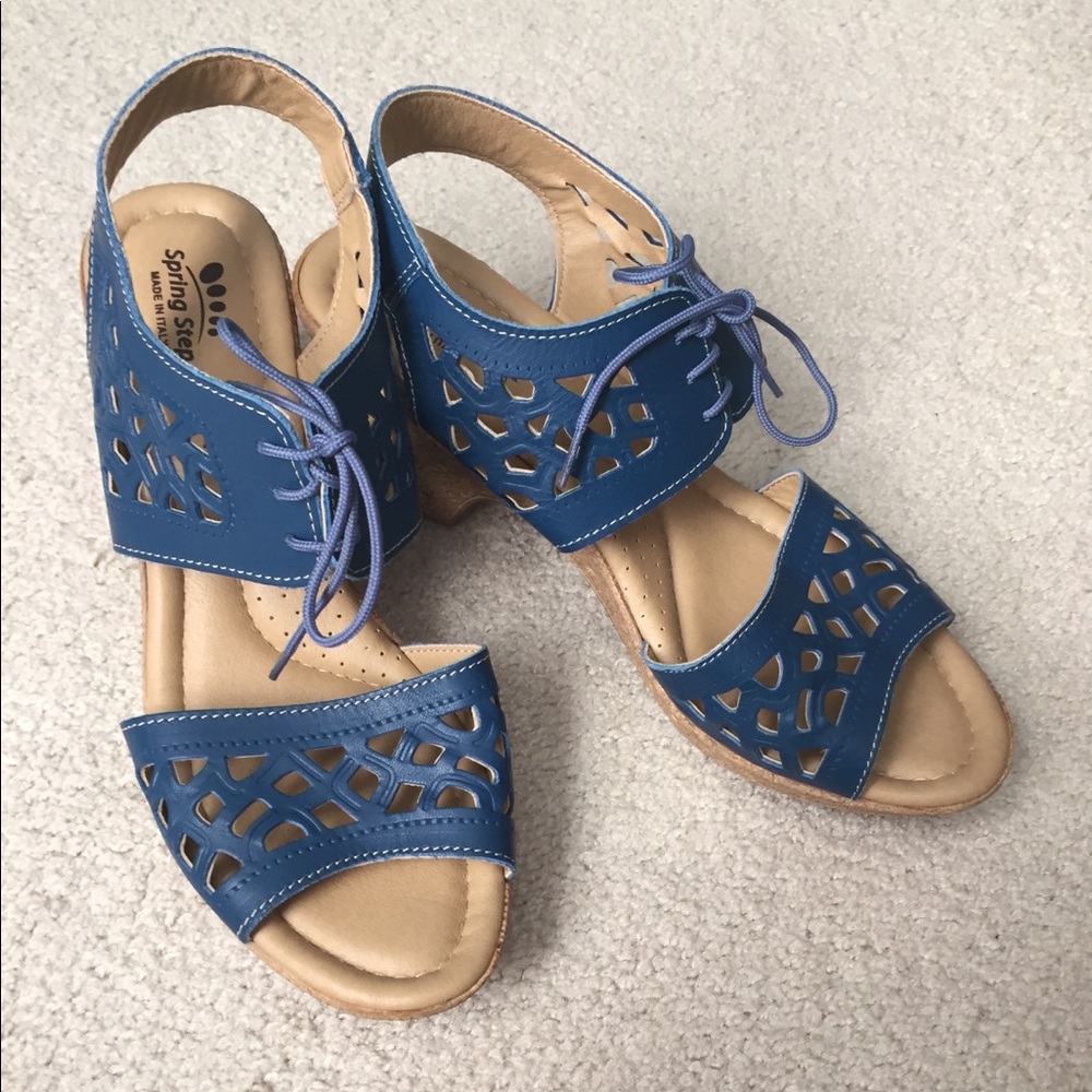 Spring step made in Italy heels