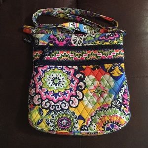 Vera Bradley Triple Zip Hipster Crossbody - EUC ☮️