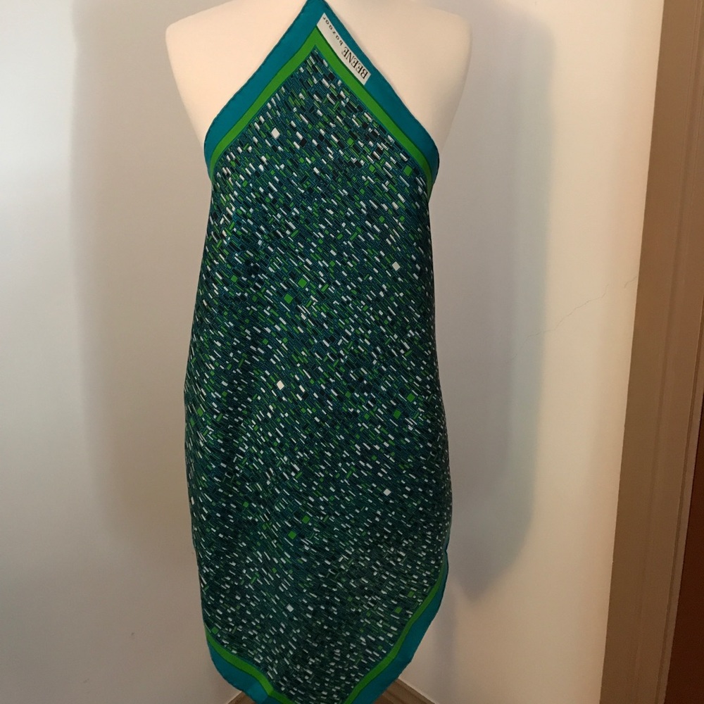 Vintage Beene bazaar silk scarf