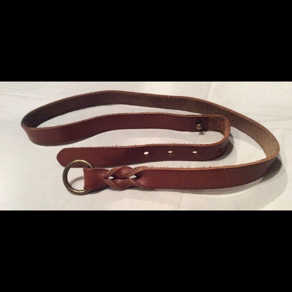Brown Leather Belt sz M
