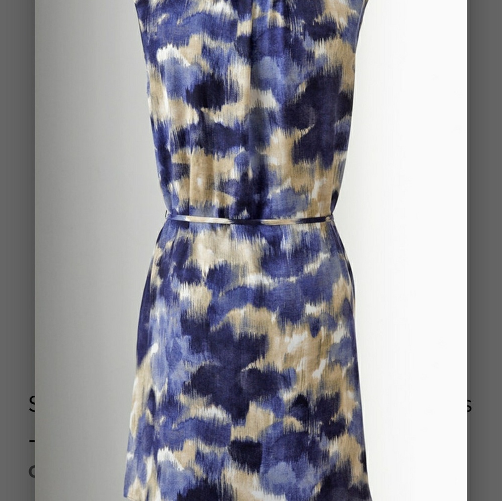 NWT! SIMPLY VERA Stormy Contemporary Shift Dress