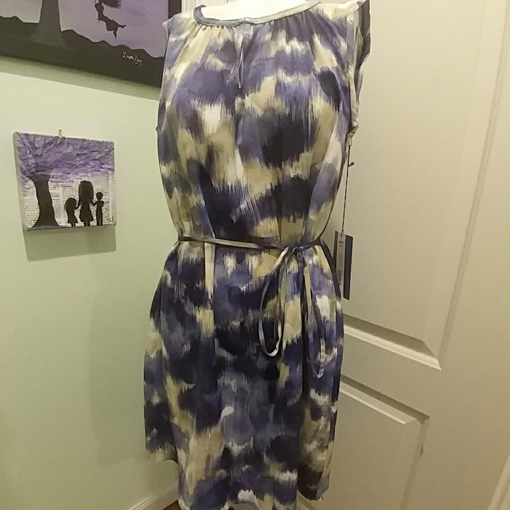 NWT! SIMPLY VERA Stormy Contemporary Shift Dress - Picture 2 of 4