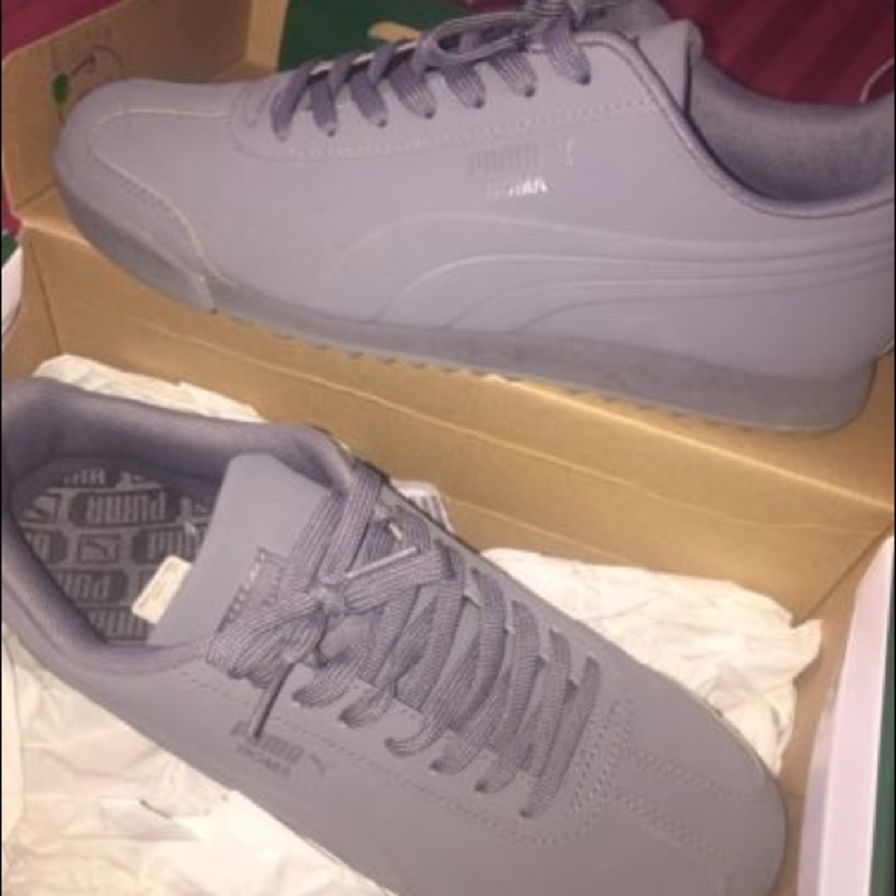 Grey Puma Sneakers