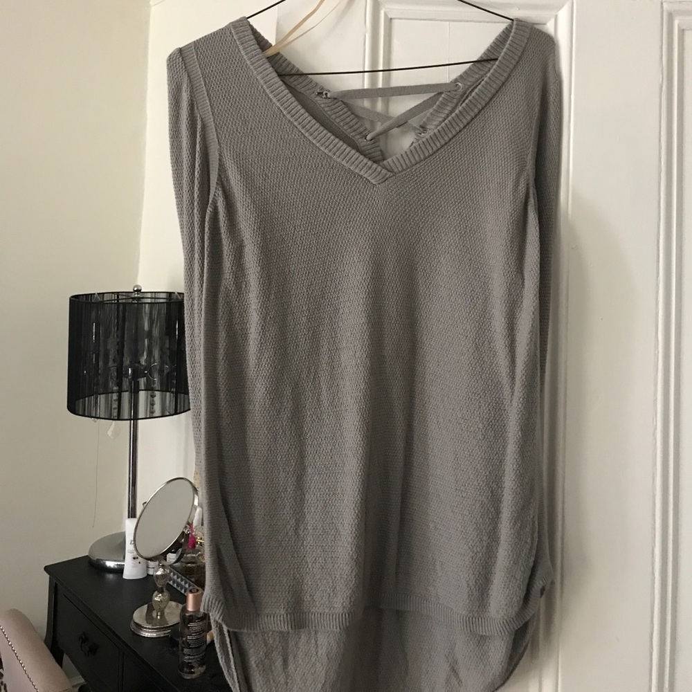 Grey thin sweater