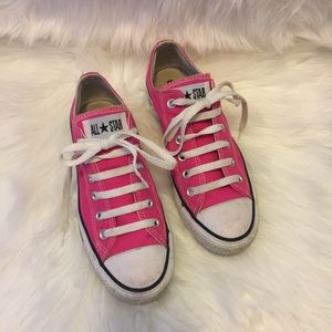 Converse Pink Low Top Sneakers