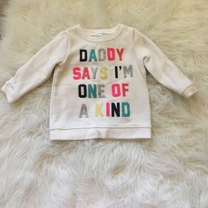 Carter's sweatshirt