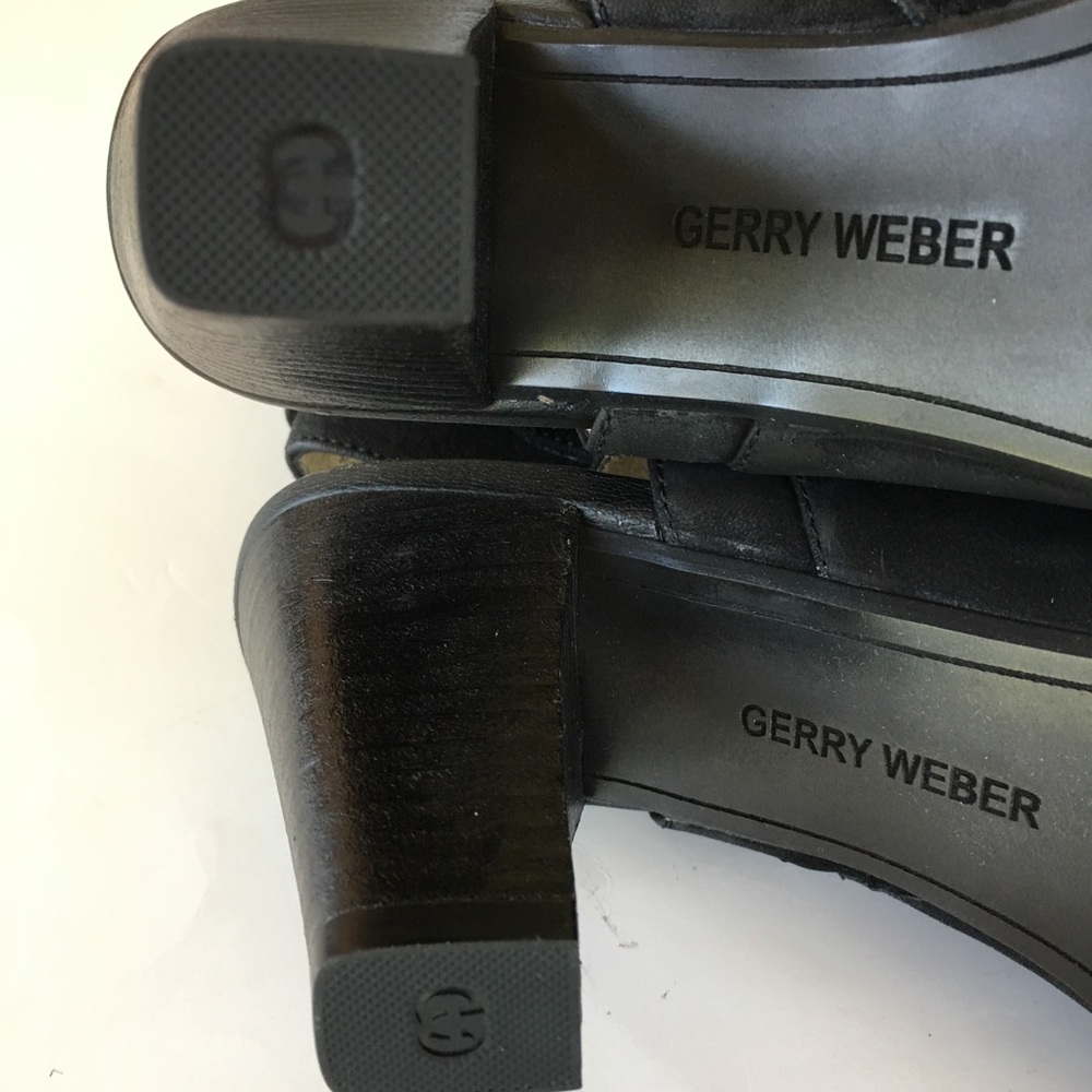 NEW GERRY WEBER black ankle booties boots 9,10,11 - Picture 5 of 8