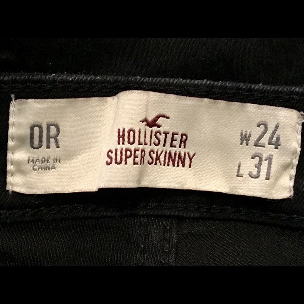 Black Hollister Jeans! NWOT!!