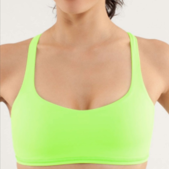 lululemon athletica Other - Lululemon// Free to Be Bra Zippy Green