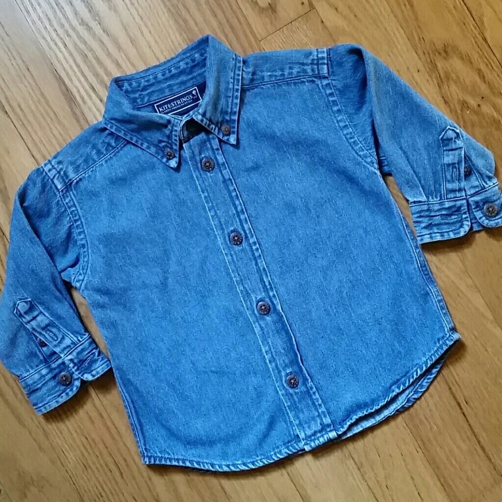 Size 18 months denim shirt