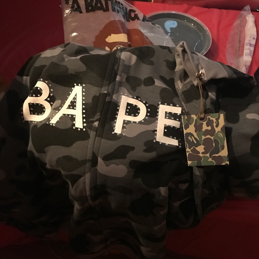 Bape camo hoodie