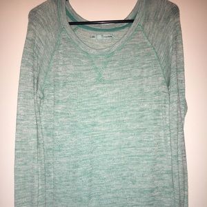 Teal sweater Maurice's size large