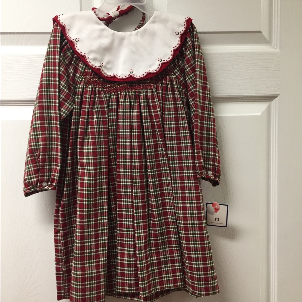 NWT petit ami plaid dress with hair band