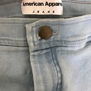 Light Wash American Apparel Stretchy Jeans