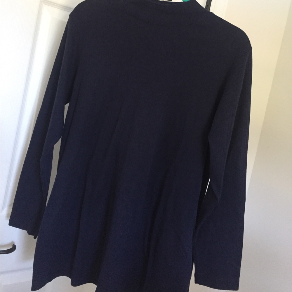 🍼Navy Blue Ribbed Maternity Top🍼