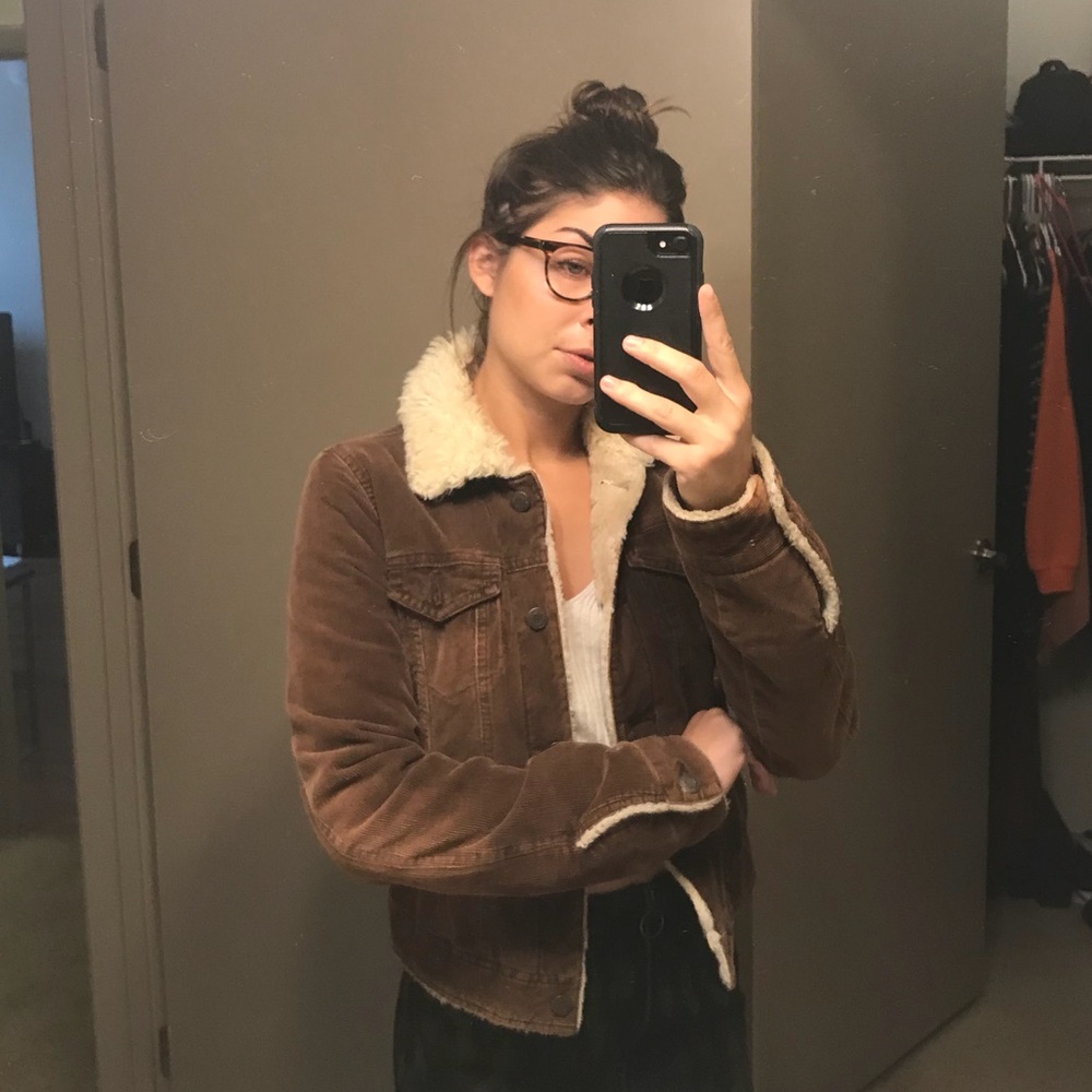 Abercrombie and Fitch brown jacket