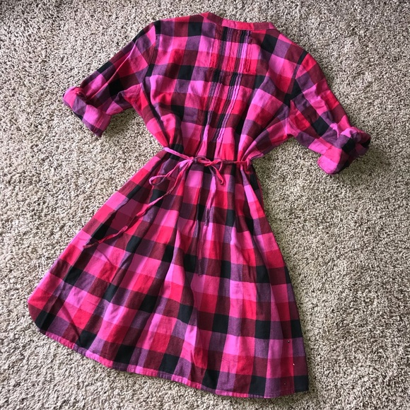 Victoria’s Secret PINK Plaid Full Button-Up Dress - Picture 4 of 8