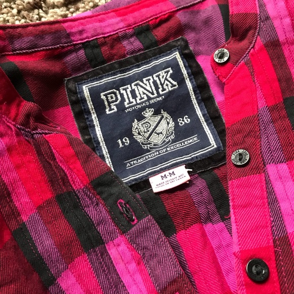 Victoria’s Secret PINK Plaid Full Button-Up Dress - Picture 7 of 8