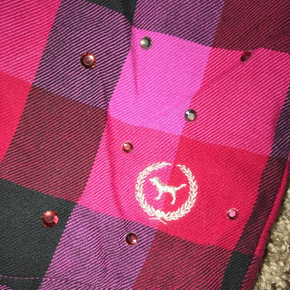 Victoria’s Secret PINK Plaid Full Button-Up Dress - Picture 8 of 8