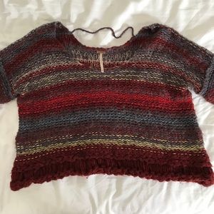 XS Free People Crop Sweater