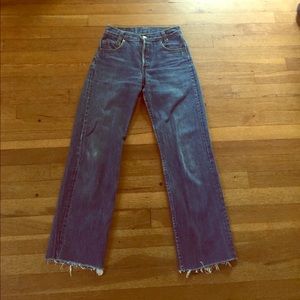 Vintage high-waisted Levi's