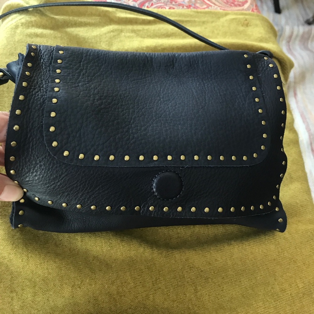 Navy Blue! Linea Pelle cross body bag