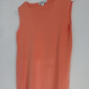 Coldwater Creek Sweater Knit Shell in orange