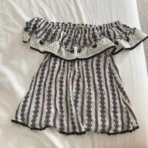 Off the shoulder women’s top