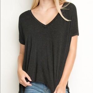Brandy Melville grey v neck