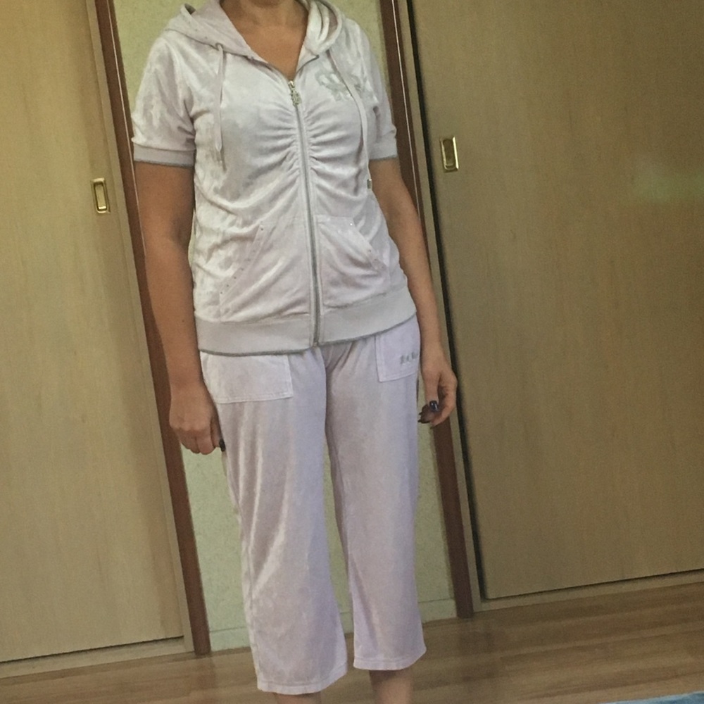 BCBG Velour Suit