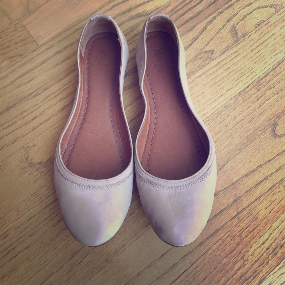 Suede Frye ballet flats