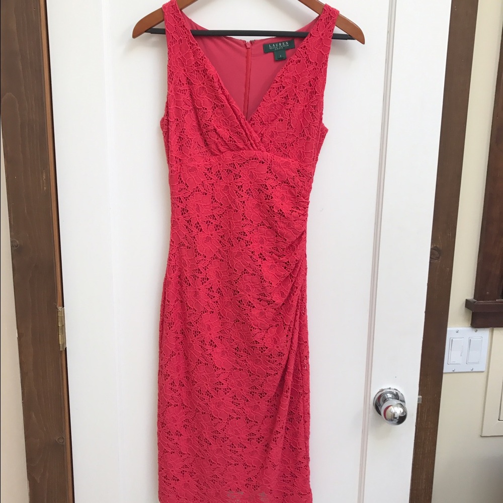 Ralph Lauren lace cocktail dress