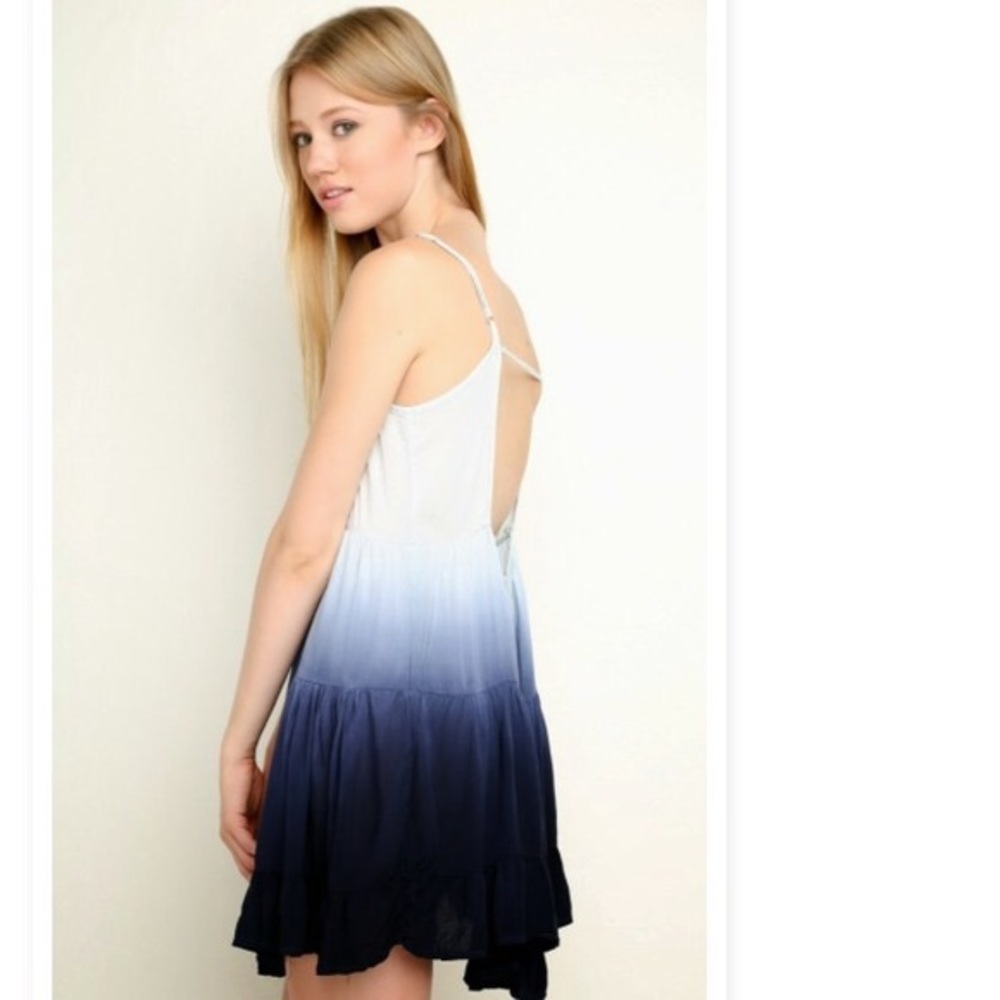 Blue ombré jada dress