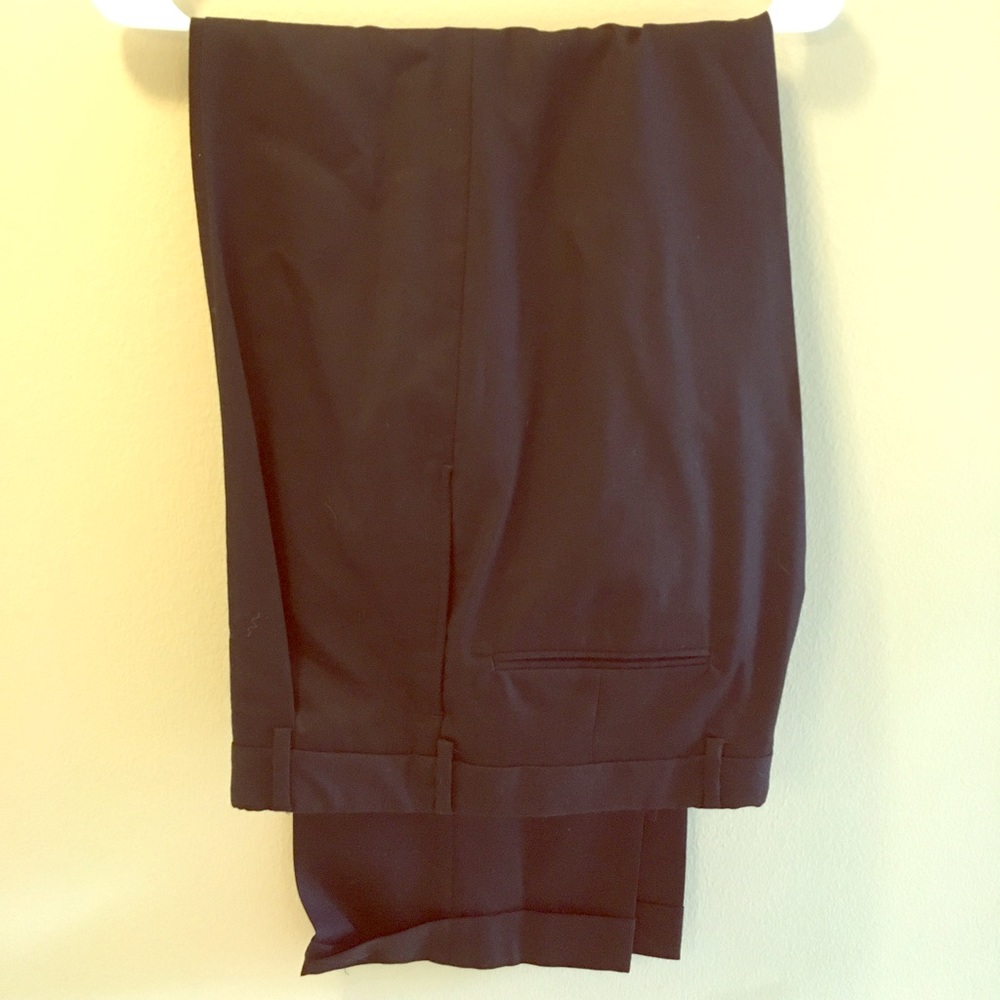 Men's black dress pants
